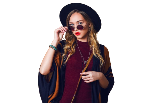 studio-close-up-portrait-young-fresh-blonde-woman-brown-straw-poncho-wool-black-trendy-hat-round-glasses-looking-camera-green-leather-had-bag-removebg-preview