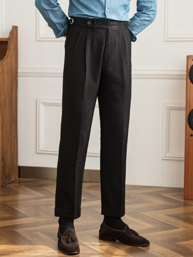 British-italian Vintage Straight Leg Slacks - Image 2