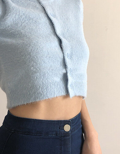 Mohair knit top - Image 2