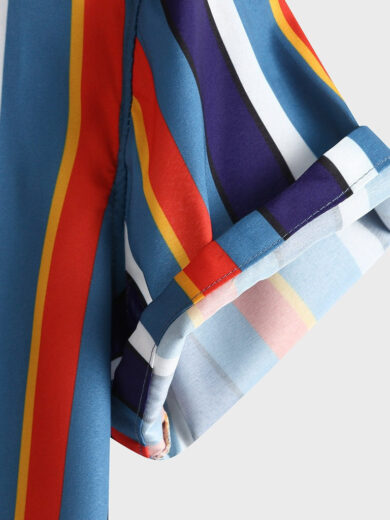 Men's Shirt Beach Rainbow Shirt - Image 3
