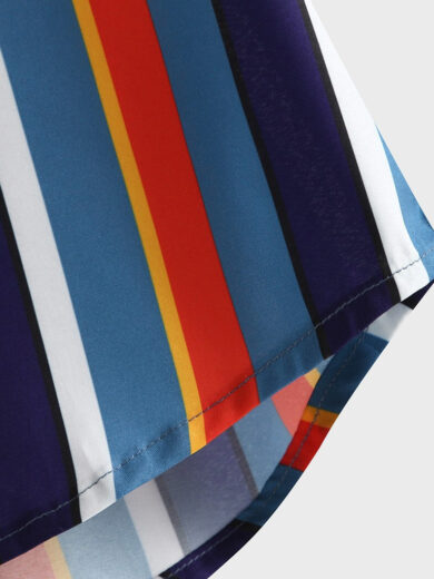 Men's Shirt Beach Rainbow Shirt - Image 2