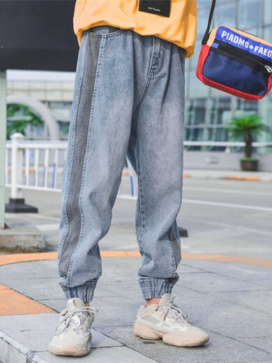 Panelled jeans - Image 5