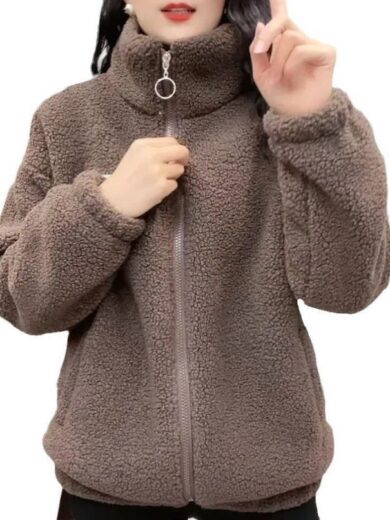 Women's Velvet Padded Thickened Coat - Image 10