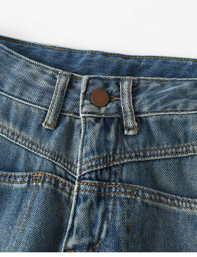 High Waist Loose And Slimming Korean Style All-match Mopping Straight-leg Trousers - Image 4