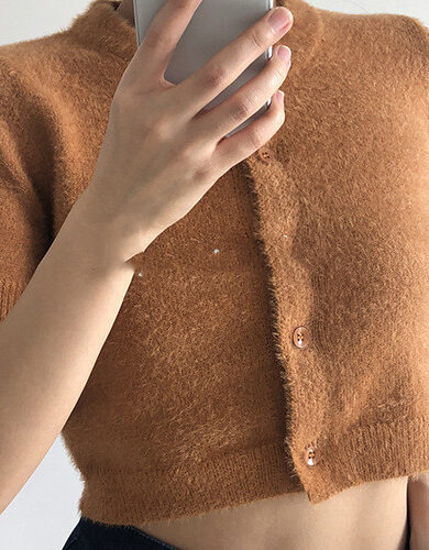 Mohair knit top - Image 3