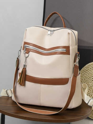 Fashionable Large Capacity Oxford Cloth Wear-resistant Women's Casual Backpack - Image 10