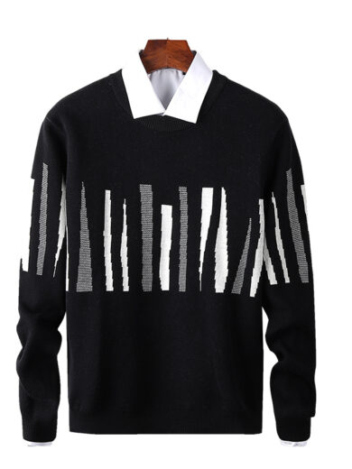 Shirt collar sweater bottoming shirt