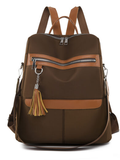 Fashionable Large Capacity Oxford Cloth Wear-resistant Women's Casual Backpack - Image 5