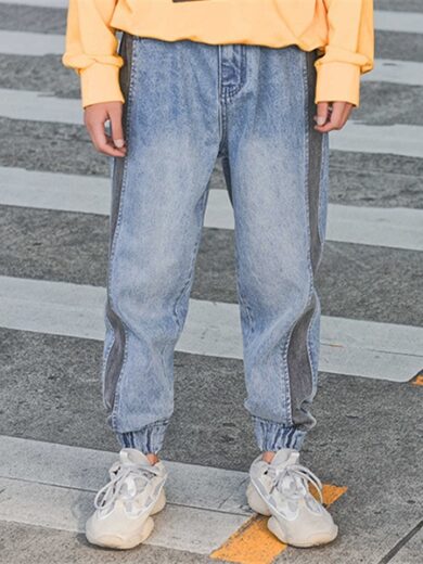 Panelled jeans - Image 4