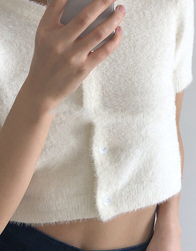Mohair knit top - Image 5