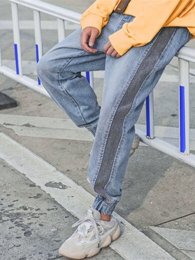 Panelled jeans - Image 9