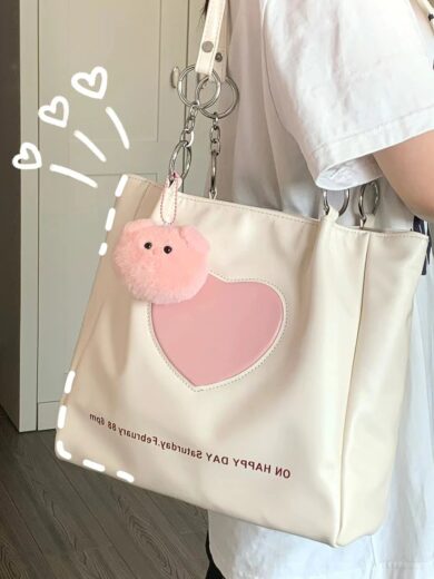 Women's Cute Simple Large Capacity Shoulder Bag - Image 5