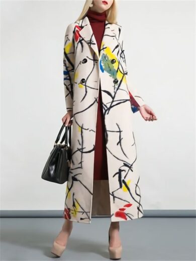 Loose Winter And Autumn Women's Woolen Coat - Image 9