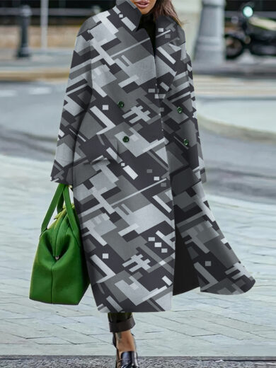 Loose Winter And Autumn Women's Woolen Coat - Image 3