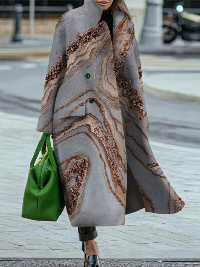 Loose Winter And Autumn Women's Woolen Coat - Image 2