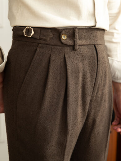 British-italian Vintage Straight Leg Slacks - Image 3