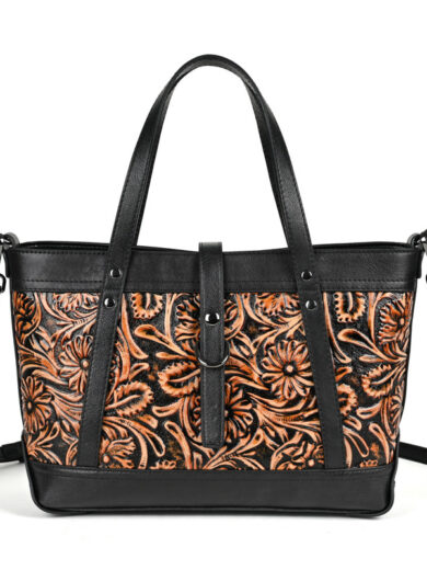 First Layer Cowhide Skeleton-skin Hand Carved Bag - Image 4