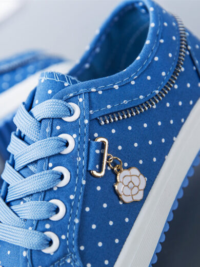 Canvas Shoes Women Korean Style Low-top Casual Shoes Flat Bottom Shoes Women - Image 6