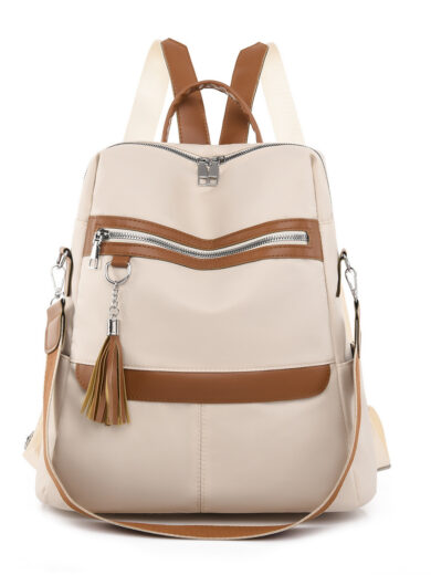 Fashionable Large Capacity Oxford Cloth Wear-resistant Women's Casual Backpack - Image 3