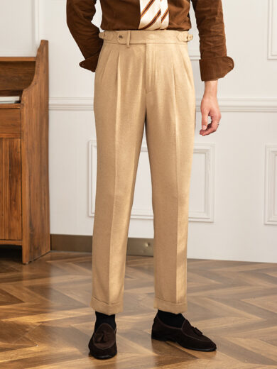 British-italian Vintage Straight Leg Slacks - Image 4