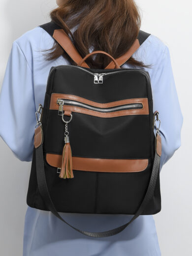 Fashionable Large Capacity Oxford Cloth Wear-resistant Women's Casual Backpack - Image 8